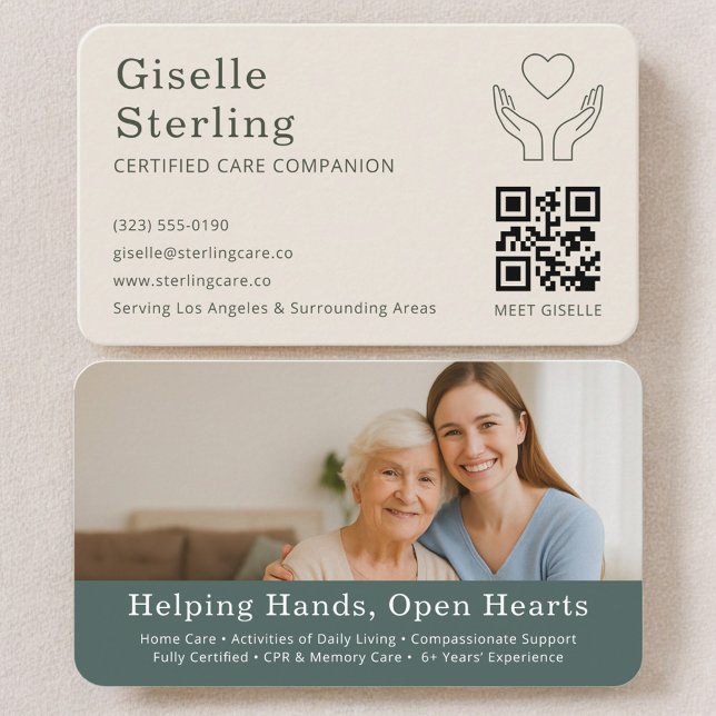 Pflege-QR-Code Visitenkarte (Von Creator hochgeladen)