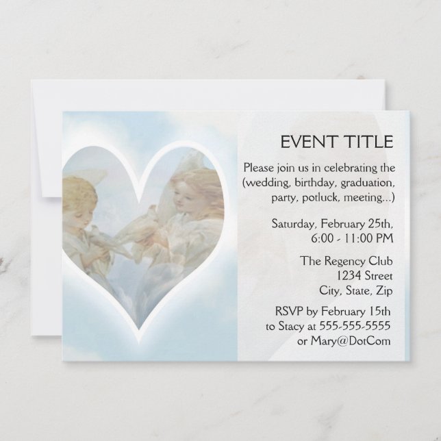 Pflege und Fürsorge der Kreuze mit Tauben in den W Einladung (Vorderseite)