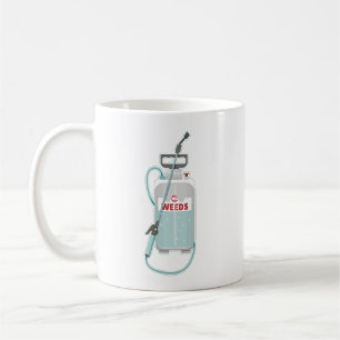 Pflege von Unkrautspray Kaffeetasse