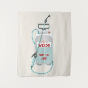 Pflege von Unkrautspray Wandteppich