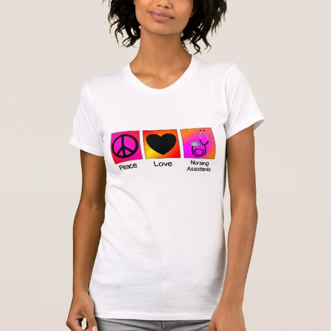 Pflegeassistenten T - Shirt - Retro-Design (Vorderseite)