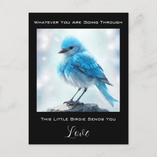 *~* Pflegebedenken Detaillierte Blue Bird AP54 Postkarte