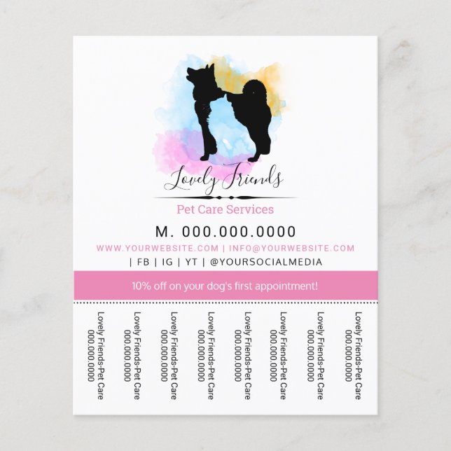 Pflegedienste für Haustiere/ Sitzgelegenheiten (Vorderseite)