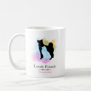 Pflegedienste für Haustiere/ Sitzgelegenheiten Kaffeetasse