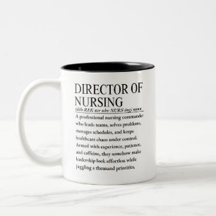 Pflegedienstleitung Zweifarbige Tasse