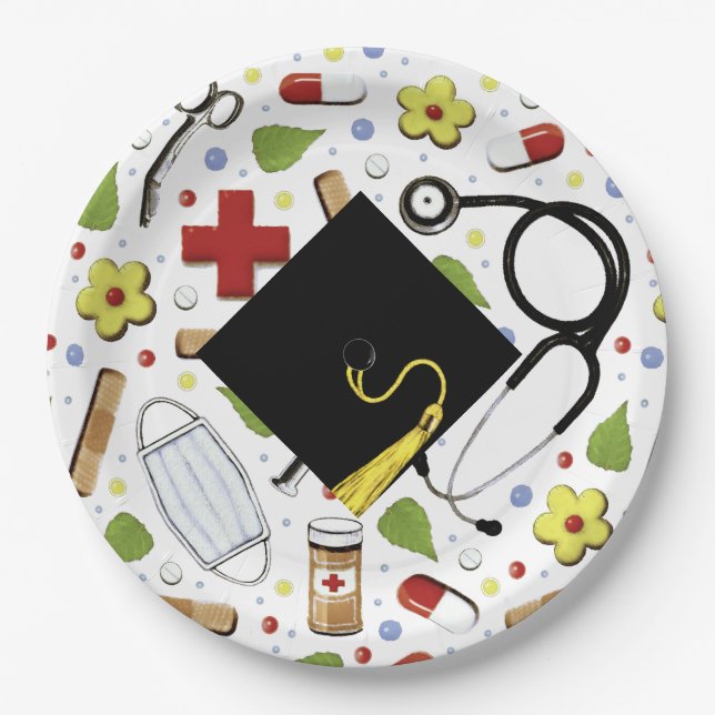 Pflegeexamen Pappteller (Vorderseite)