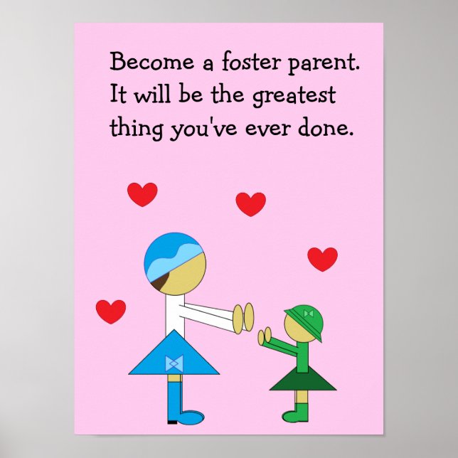Pflegefamilie in Rosa: Poster (Vorne)