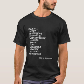 Pflegefamilie Pflegeeltern Pflege Adoption Pfleg T-Shirt