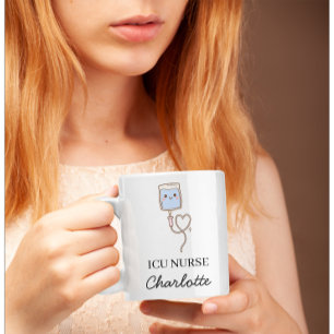 Pflegegeschenk für Intensivpflege-Krankenschwester Kaffeetasse