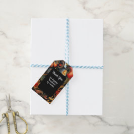 Pflegegeschenk-Tag Rosepaint Rosemaling 2 von 6 Geschenkanhänger