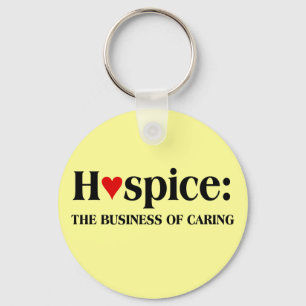 Pflegeheim ist im Geschäft von sich kümmerte fü Schlüsselanhänger