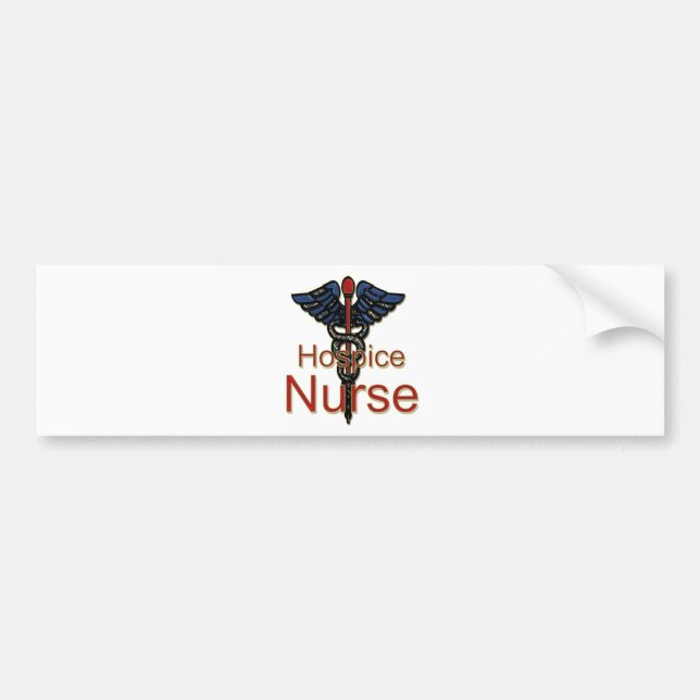 Pflegeheim-Krankenschwester Autoaufkleber (Vorne)