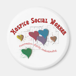 Pflegeheim-Sozialarbeiter-Geschenke Magnet