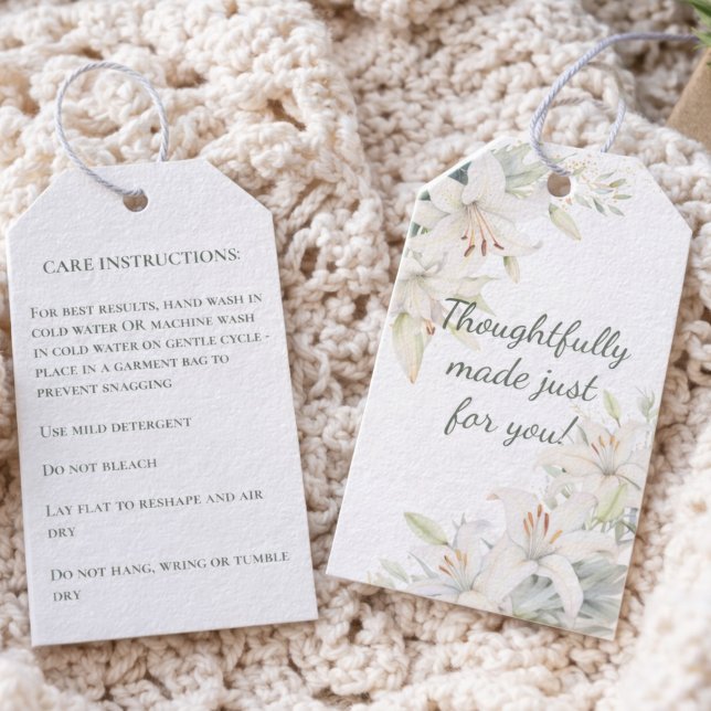 Pflegehinweise für Handmade Lilien-Anhänger Geschenkanhänger (Von Creator hochgeladen)