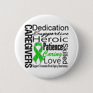 Pflegekraft-Collagen-traumatische Hirnverletzung Button