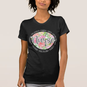 Pflegekraft Covid 19 Wesentliche Fürsorgliche Arbe T-Shirt