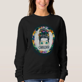 Pflegekraft Unordentlicher Dutt Haarpflege Hilfe K Sweatshirt