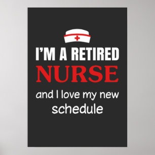 Pflegeleben Ich bin eine Krankenschwester Poster