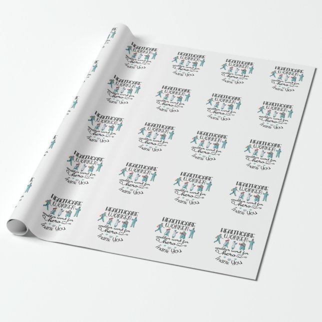Pflegeleben | Krankenpfleger Geschenkpapier (Ungerollt)
