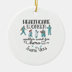 Pflegeleben   Krankenpfleger Keramik Ornament