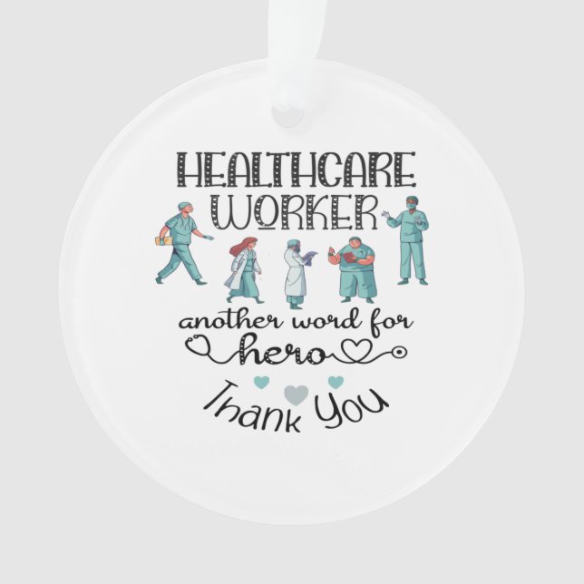 Pflegeleben | Krankenpfleger Ornament (Vorderseite)