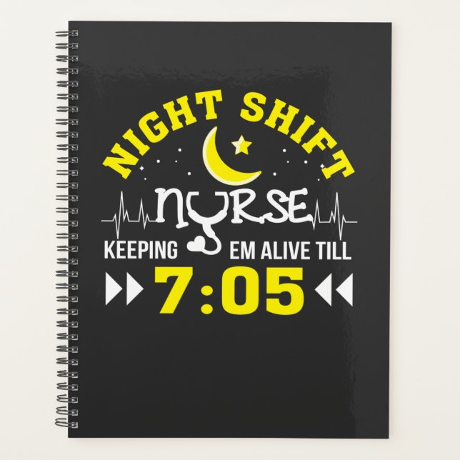 Pflegeleben | Night Shift Nurve Behaltend Alive Planer (Vorderseite)