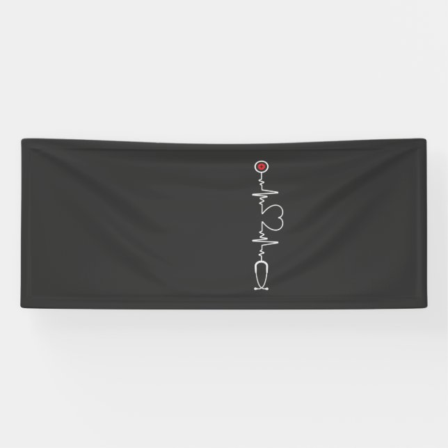 Pflegeleben | Nurse Heartbeat Banner (Horizontal)