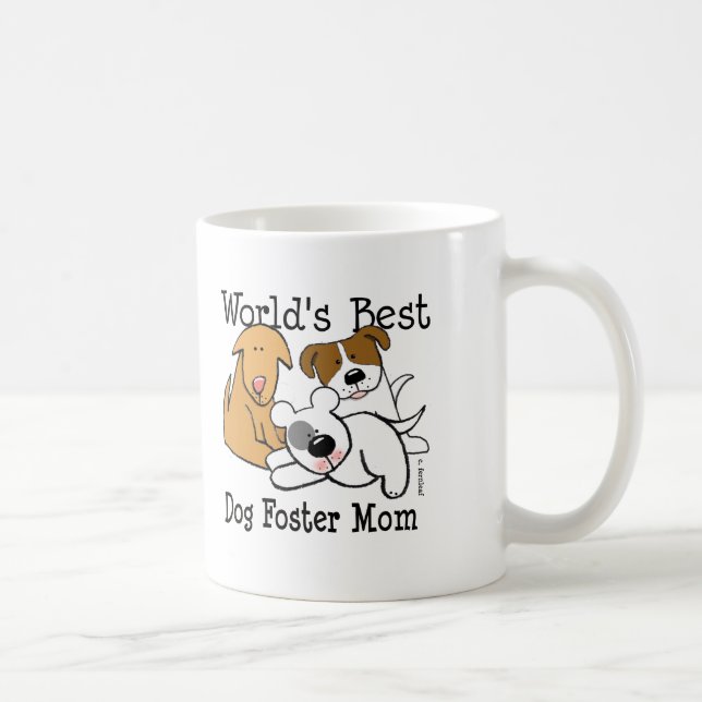 PflegeMama der Welt bester Hunde Kaffeetasse (Rechts)