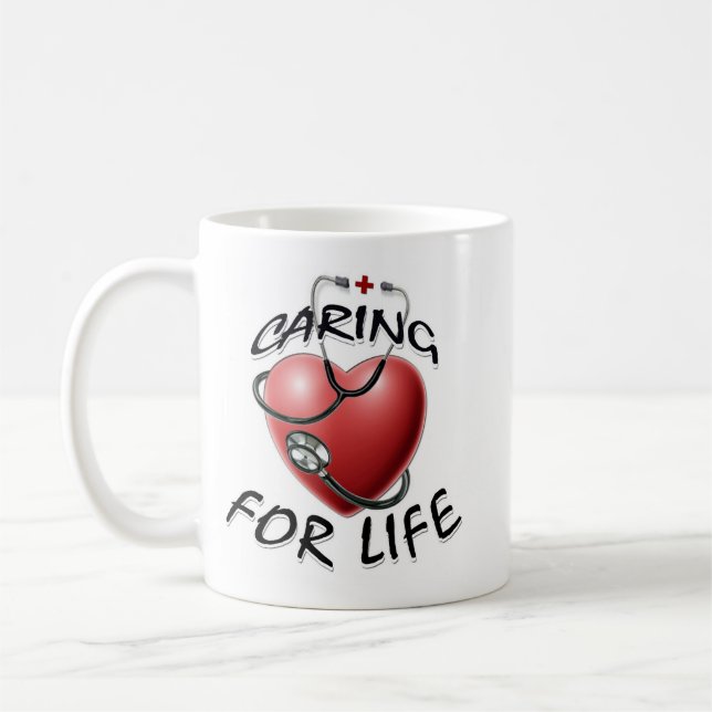Pflegender Lebenspfleger Tasse (Links)