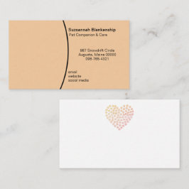 Pflegepersonal, benutzerdefiniertes Foto Pastellfa Visitenkarte