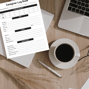 Pflegeprotokoll, Betreuung, alternde Eltern Notepa Notizblock