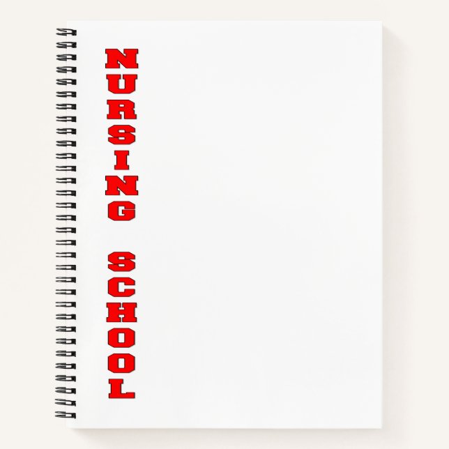 Pflegeschule Notizbuch (Vorderseite)