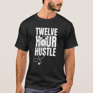 Pflegestethoskop Betreuer Krankenhaus Krankenschwe T-Shirt