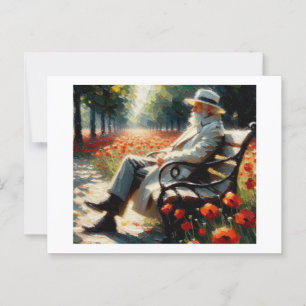 Pflücke, damit wir nicht vergessen, postkarte