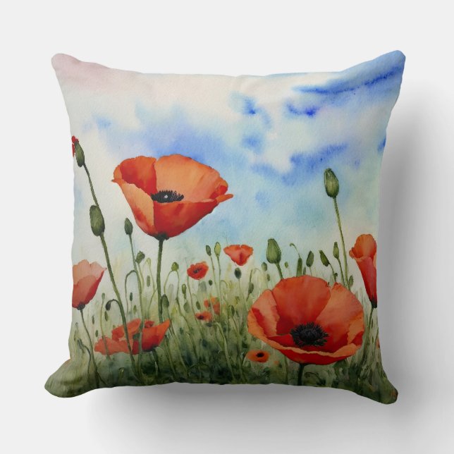 Pflücke im Feld Kissen (Vorderseite)