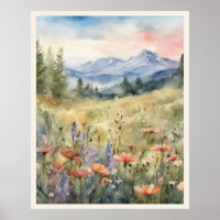 Pflücke in der Natur der Feldgebirge
