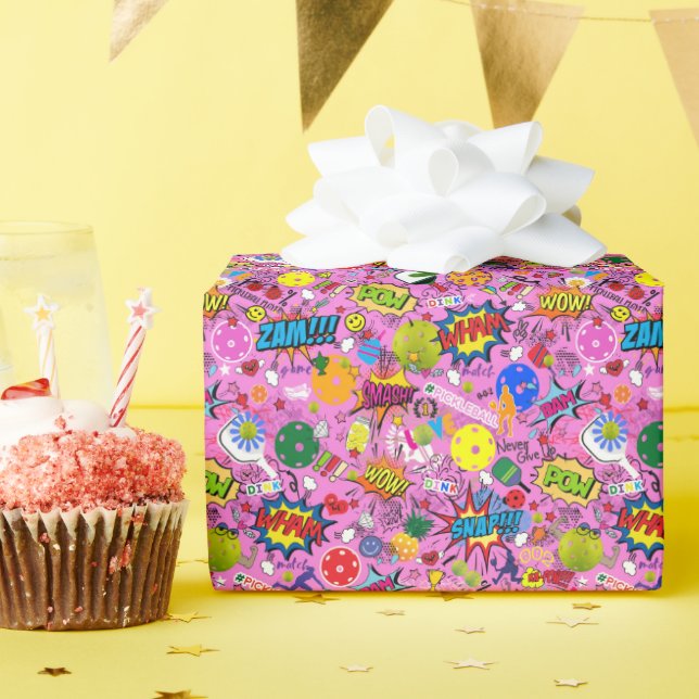 😍 Pflückenrosa Geschenkpapier (Geburtstagsparty)