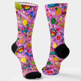 😍 Pflückenrosa Socken