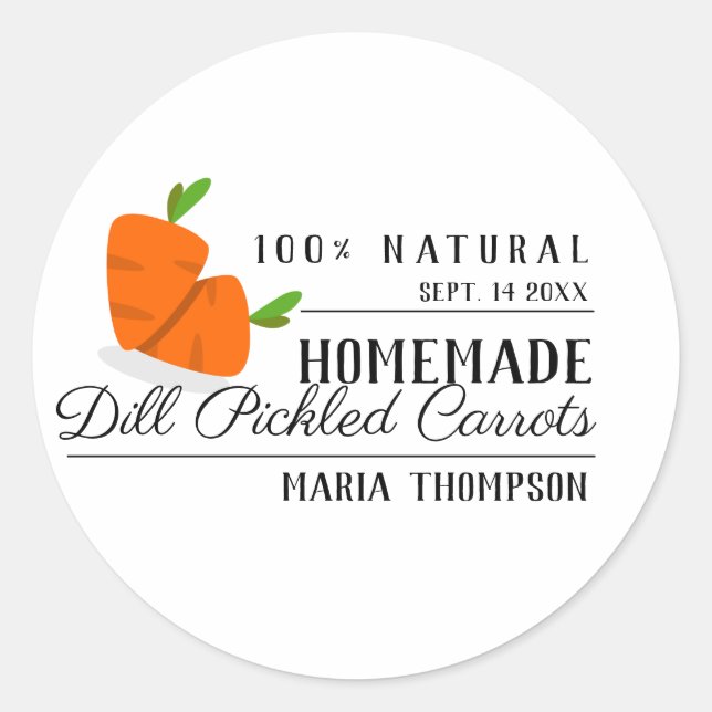 Pflückenstifte Runder Aufkleber (Vorderseite)