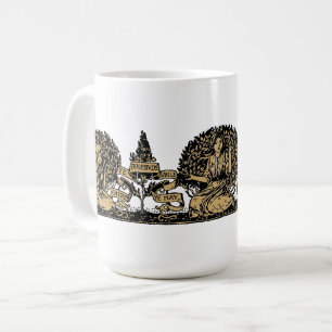 Pflückt Rosenknospen Victoria-Ära-Zitat Kaffeetasse