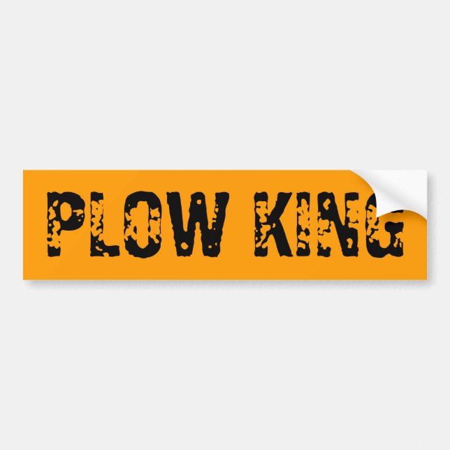 PFLUG-KÖNIG AUTOAUFKLEBER (Vorne)