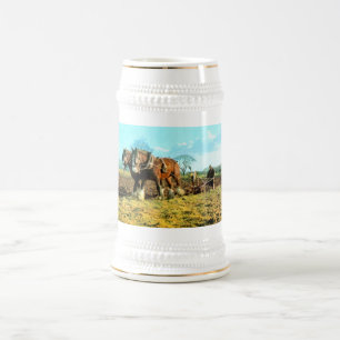 Pflügen Bierglas