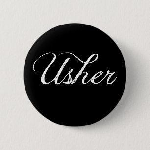 Pförtner-Hochzeits-Abzeichen-Button-Knopf Button