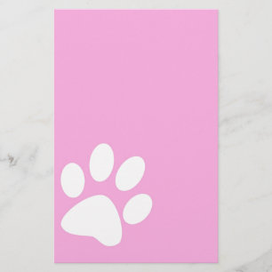 Pfosten für rosa Haustiere Briefpapier