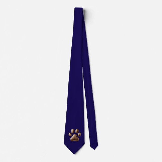 Pfosten Print, Pet Lover Neck Tie Krawatte (Vorderseite)
