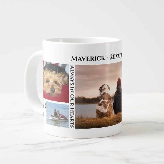 Pfosten zum Tierverlust von DIY 5 Foto Jumbo-Tasse (Vorderseite Links)