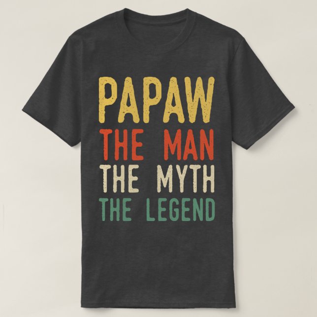 Pfote den Mann der Legende T-Shirt (Design vorne)