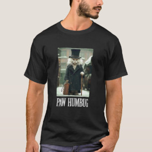Pfote Humbug Lustige Katze Weihnachten Haustier Fe T-Shirt