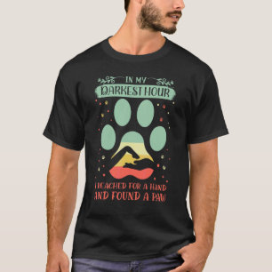 Pfote Hund Katze Pfoten T-Shirt