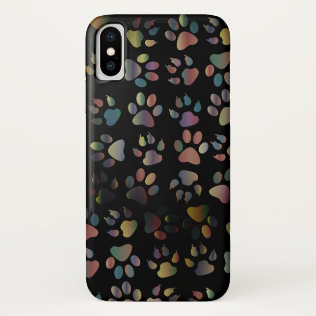 Pfoten Case-Mate iPhone Hülle (Rückseite)